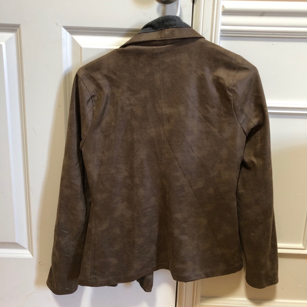 Brown Leather Jacket - image 2